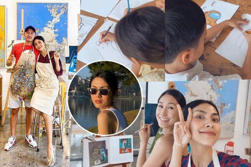 Trốn ông xã du hí Đà Lạt, vừa về nhà Hà Tăng vội hâm nóng tình cảm: chuẩn 'mẹ hiền, vợ ngoan'