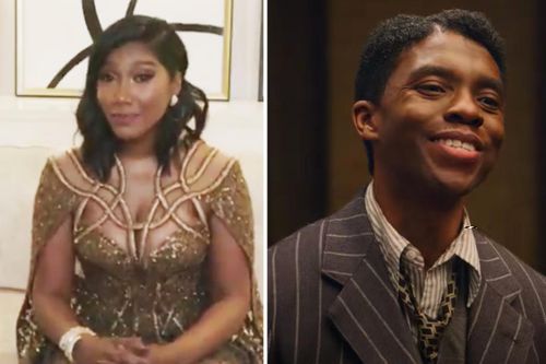 Vợ Chadwick Boseman phát biểu thay chồng