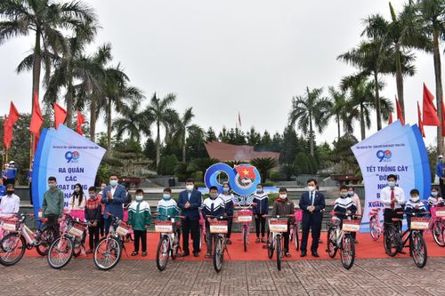 Hà Tĩnh: Ra quân Tháng thanh niên và Tết trồng cây 'Đời đời nhớ ơn Bác Hồ'