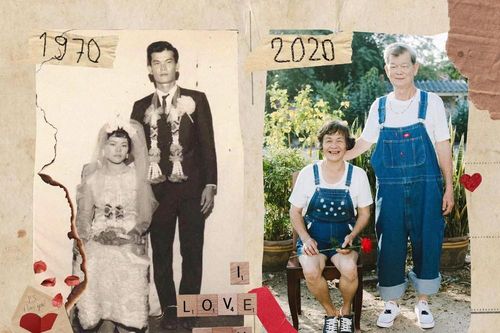 Cặp đôi U70 gây 'sốt' vì gu thời trang đôi cực ngầu như giới trẻ