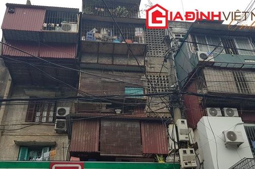 Hiểm họa từ những chung cư cũ ở Hà Nội