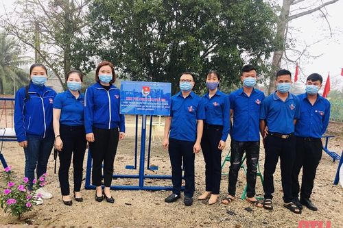 Hà Trung khởi động Tháng thanh niên bằng công trình ý nghĩa