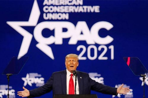 Xuất hiện lần đầu sau khi hết nhiệm kỳ, ông Trump phát tín hiệu tái tranh cử