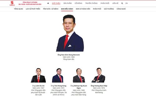 Một Phó tổng giám đốc người Việt nghỉ việc tại Sabeco