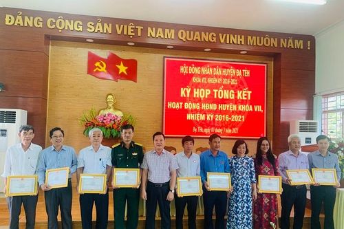 HĐND huyện Đạ Tẻh tổng kết hoạt động nhiệm kỳ 2016-2021