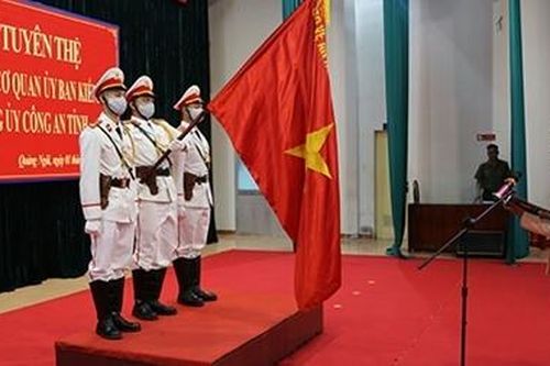 Thành lập Ủy ban Kiểm tra Đảng ủy Công an tỉnh Quảng Ngãi