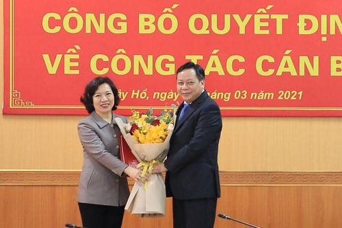 Đồng chí Lê Thị Thu Hằng được phân công làm Bí thư Quận ủy Tây Hồ