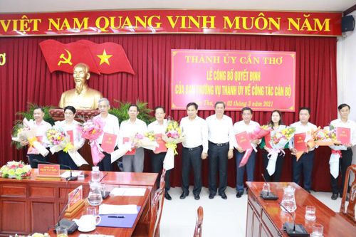 Cần Thơ điều động, bổ nhiệm nhân sự chủ chốt
