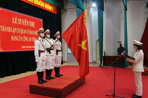 Thành lập Ủy ban kiểm tra Đảng ủy Công an tỉnh Quảng Ngãi