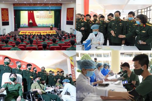 Phát động tuổi trẻ toàn quân hiến máu, nhân lên nghĩa cử cao đẹp