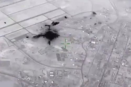 Công bố video Iran 'dội tên lửa' vào căn cứ Mỹ ở Iraq
