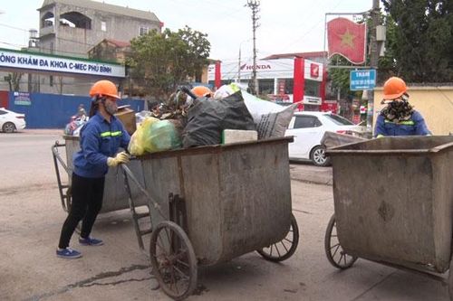 Phú Bình phấn đấu có 16 xã, thị trấn được thu gom rác thải