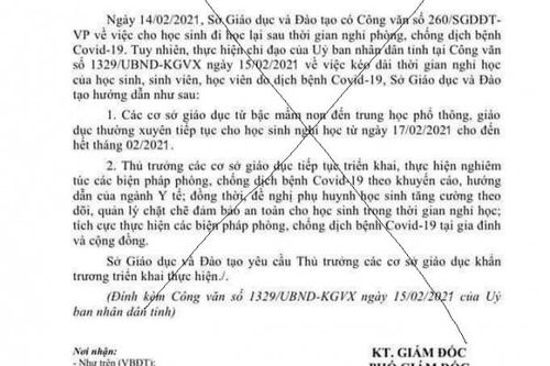 Nghiêm trị việc tạo văn bản giả liên quan phòng dịch
