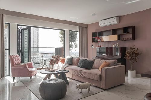 Căn hộ sắc hồng lãng mạn 170 m2 tại TP Thủ Đức