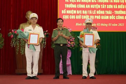 Bình Định có 2 tân Phó Giám đốc công an tỉnh