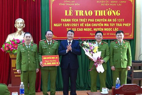 Thanh Hóa khen thưởng các đơn vị công an lập công