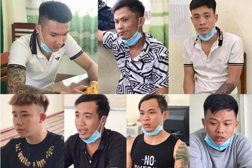 Tạm giữ nhóm thanh niên đi đòi nợ mang theo nhiều hung khí 'nóng'
