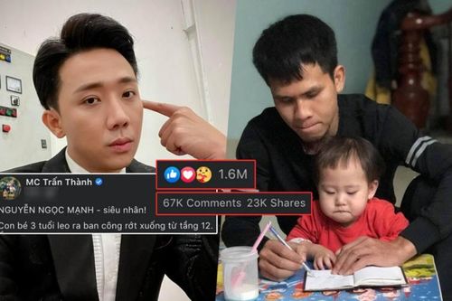 Trấn Thành ngưỡng mộ hành động của Nguyễn Ngọc Mạnh, gửi 10 triệu đồng 'tiền cảm kích'