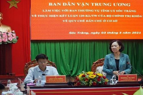 Thực hiện Quy chế dân chủ ở cơ sở phải được cụ thể hóa, có giải pháp rõ ràng, thiết thực