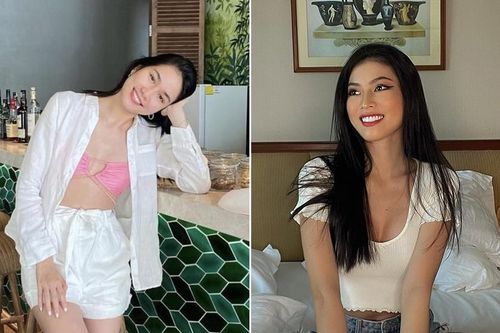 Á hậu Phương Anh mặc áo tắm sexy, Ngọc Thảo giản dị vẫn quyến rũ trong phòng cách ly