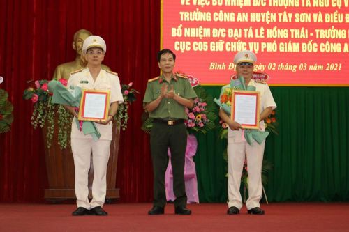 Bình Định có 2 tân Phó Giám đốc công an