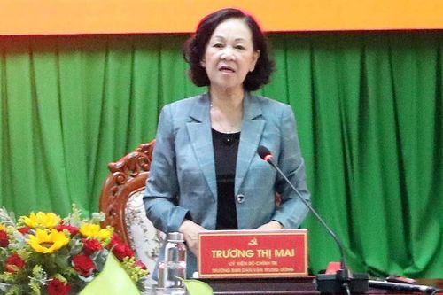 Trưởng ban Dân vận Trung ương làm việc với Tỉnh ủy Sóc Trăng
