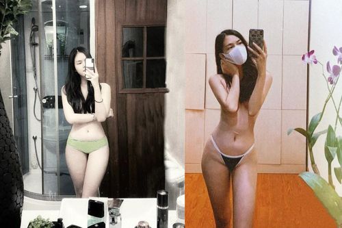Ngắm loạt ảnh nàng WAGs Ngọc Trinh 'cởi tuốt tuồn tuột', fan xem cũng... đỏ mặt