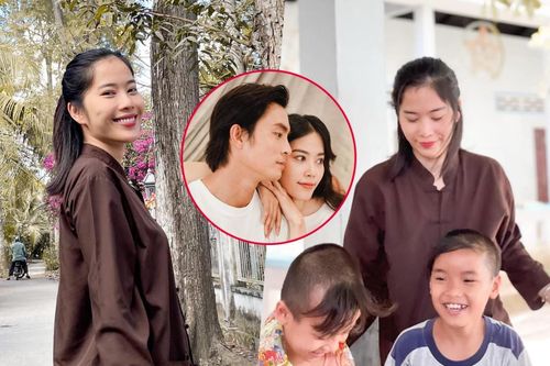 Sau ồn ào chia tay Lãnh Thanh, Nam Em đẹp trong trẻo, mặc giản dị làm từ thiện