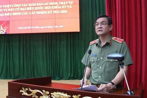 Đảm bảo an ninh trật tự phục vụ bầu cử đại biểu Quốc hội khóa XV và HĐND các cấp