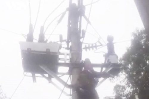 Điện Biên: Trèo lên cột điện cao thế, một người bị điện giật trọng thương