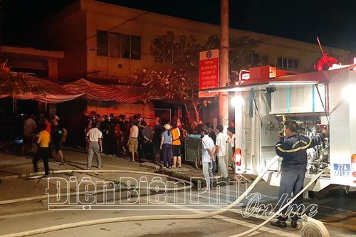 TP. Điện Biên Phủ: Cháy lớn tại chợ Noong Bua