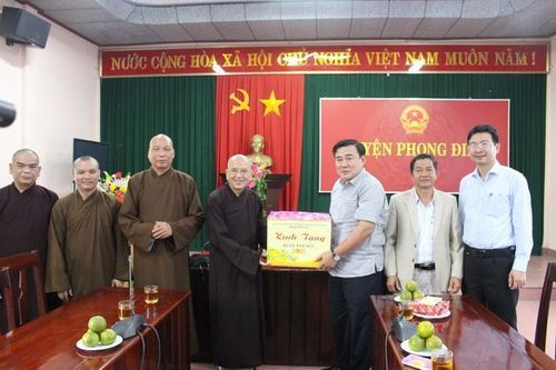 Thừa Thiên Huế: Ban Trị sự tỉnh thăm, chúc mừng đầu năm đến lãnh đạo các huyện, thị xã