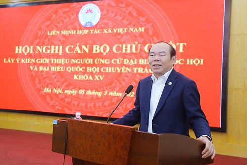 Liên minh Hợp tác xã Việt Nam giới thiệu người ứng cử đại biểu Quốc hội khóa XV