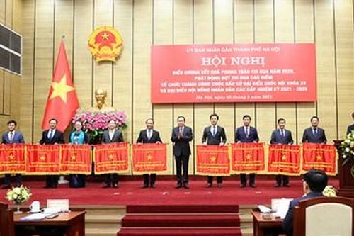 Hà Nội phát động thi đua cao điểm hướng tới bầu cử đại biểu Quốc hội khóa XV và đại biểu HĐND các cấp