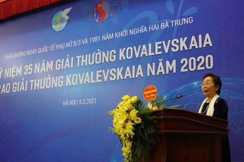 Trao giải thưởng Kovalevskaia 2020 cho 1 tập thể, 1 cá nhân nhà khoa học nữ