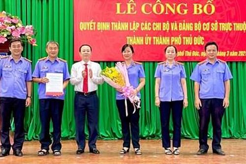 Thành lập Đảng bộ, chỉ định Ban Chấp hành Đảng bộ VKSND TP Thủ Đức