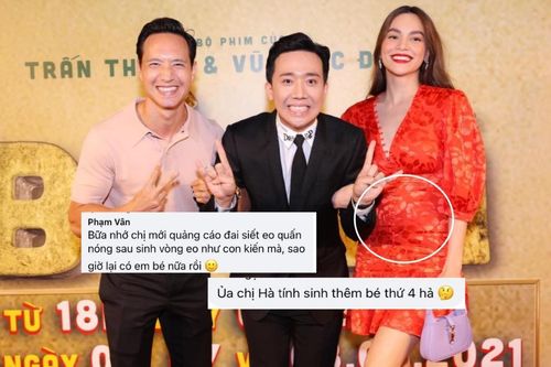 Khoảnh khắc vô tình của Trấn Thành khiến Hà Hồ bị dân mạng nhận xét như mang thai lần 3