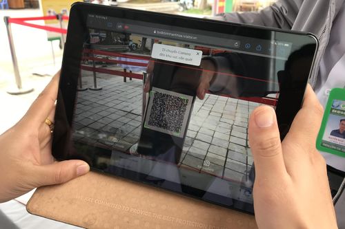 Triển khai thực hiện khai báo y tế bằng quét mã QR Code tại Bệnh viện Đa khoa tỉnh Thanh Hóa