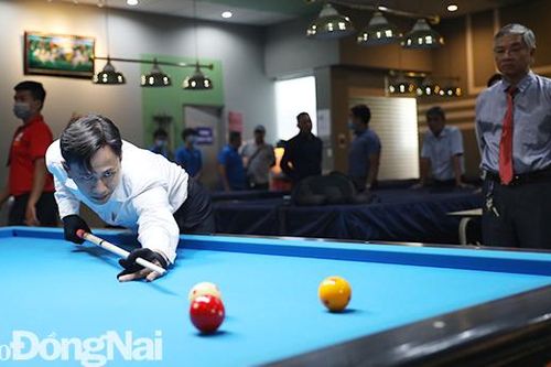 Khởi tranh Giải vô địch billiards tỉnh năm 2021