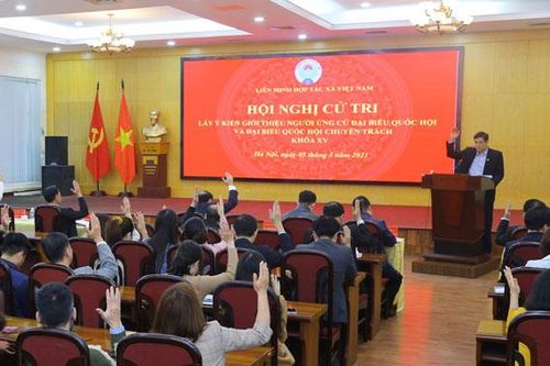 Liên minh Hợp tác xã Việt Nam giới thiệu người ứng cử đại biểu Quốc hội khóa XV