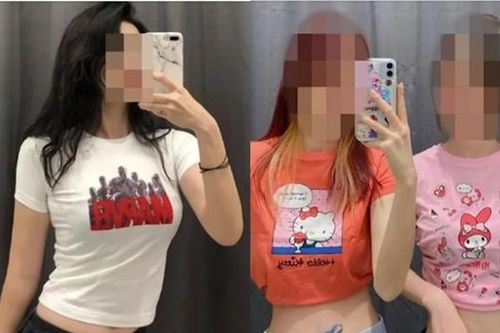 Phản đối trào lưu thời trang kỳ quặc, Uniqlo ở Trung Quốc cấm người lớn mặc thử đồ trẻ em