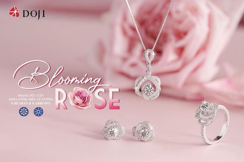 BST Blooming Rose của DOJI: Sức hút mãnh liệt từ kim cương siêu lý tưởng