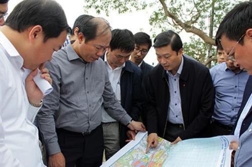 Khảo sát vị trí chuẩn bị xây dựng ga hàng hóa tại Nghệ An