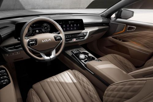 Lộ diện nội thất Kia K8 trước giờ G