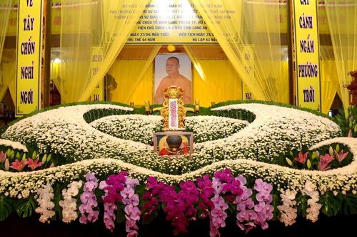 Lễ nhập kim quan Hòa thượng Thích Nhật Ấn tại Tổ đình Long Thạnh