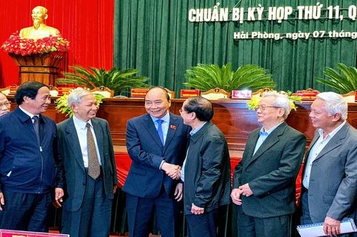 Thủ tướng Chính phủ Nguyễn Xuân Phúc tiếp xúc cử tri TP Hải Phòng