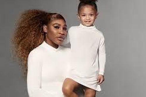 Hình ảnh ấn tượng của tay vợt Serena Williams cùng con gái