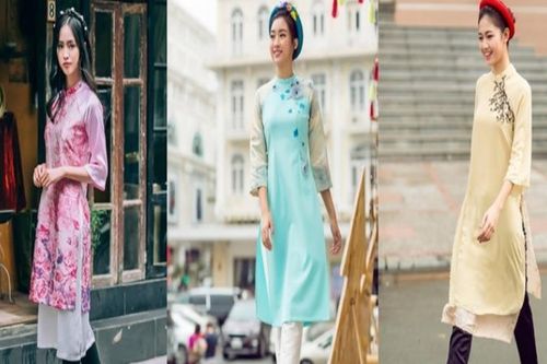 Áo dài cách tân - hòa mình với cuộc sống hiện đại