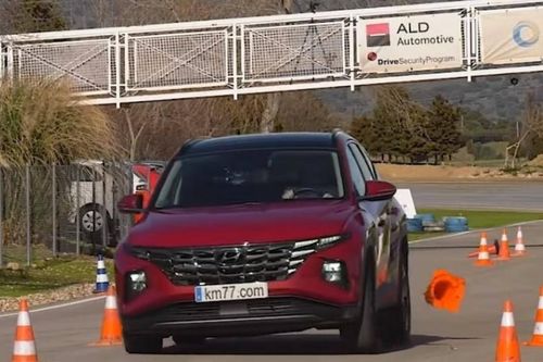 Hyundai Tucson 2021 đạt điểm thấp ở bài thử nghiệm đánh lái gấp