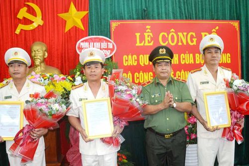 Gia Lai: Công bố quyết định của Bộ trưởng Bộ Công an về công tác cán bộ